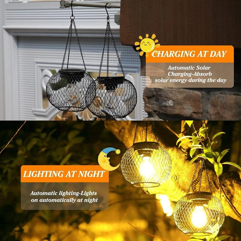 ✨Last Day Promotion - Outdoor Solar Hanging Light