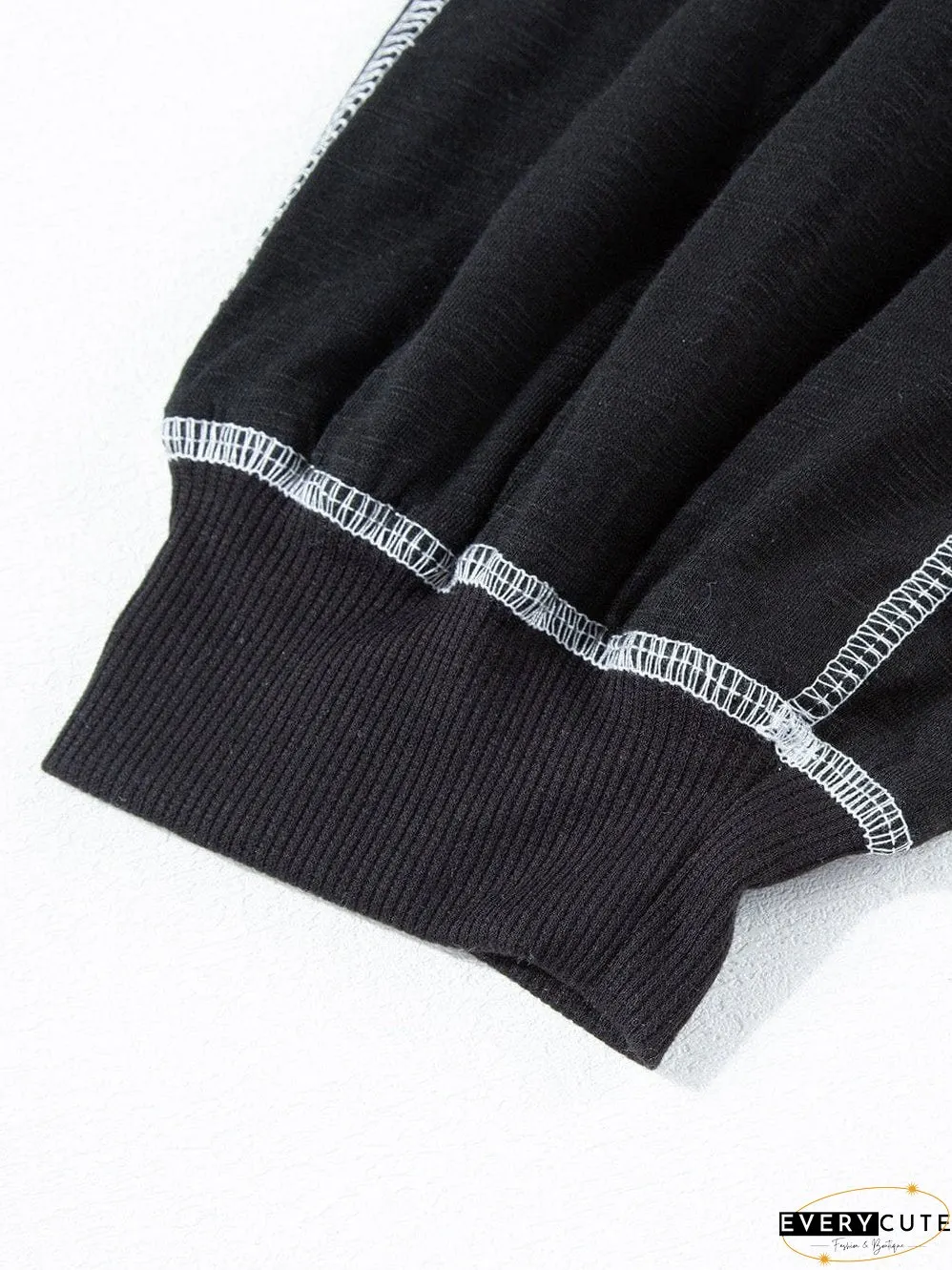 Flattering Maxi Dress with Contrasting Stitches