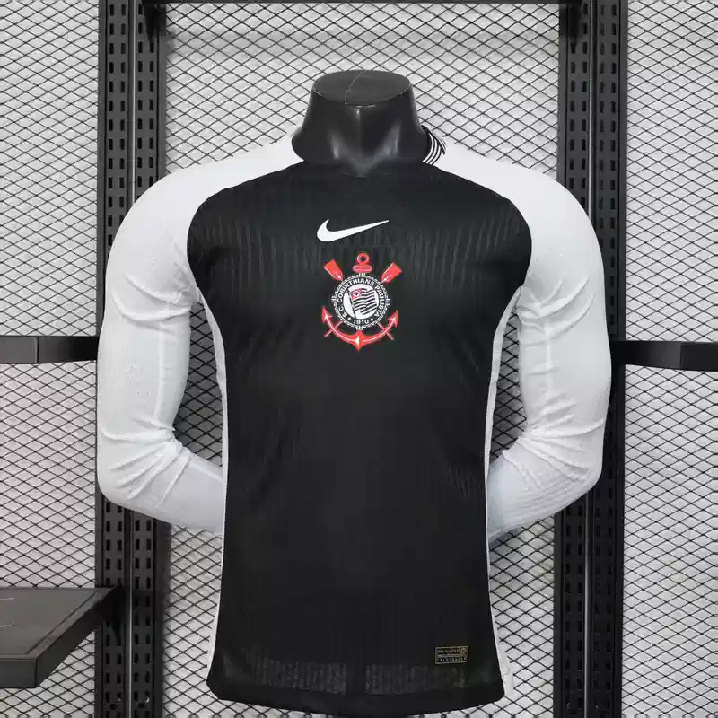 25/26 Player Corinthians Long Sleeve Soccer Jersey Away