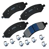 Bendix Premium SBM1084 Semi-Metallic Front Brake Pads for Select Models Chrysler Aspen, Dodge Dakota, Durango, Ram 1500, Mitsubishi Raider, 1500 Classic, Dakota
