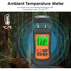 2Pin Wood Digital Moisture Meter W/ Backlit LCD Ygrometer for Wood Wall Firewall