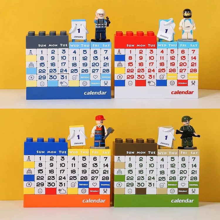 JOURNALSAY Cartoon Building Blocks Creativity Kawaii DIY Students To Do List  Calendar