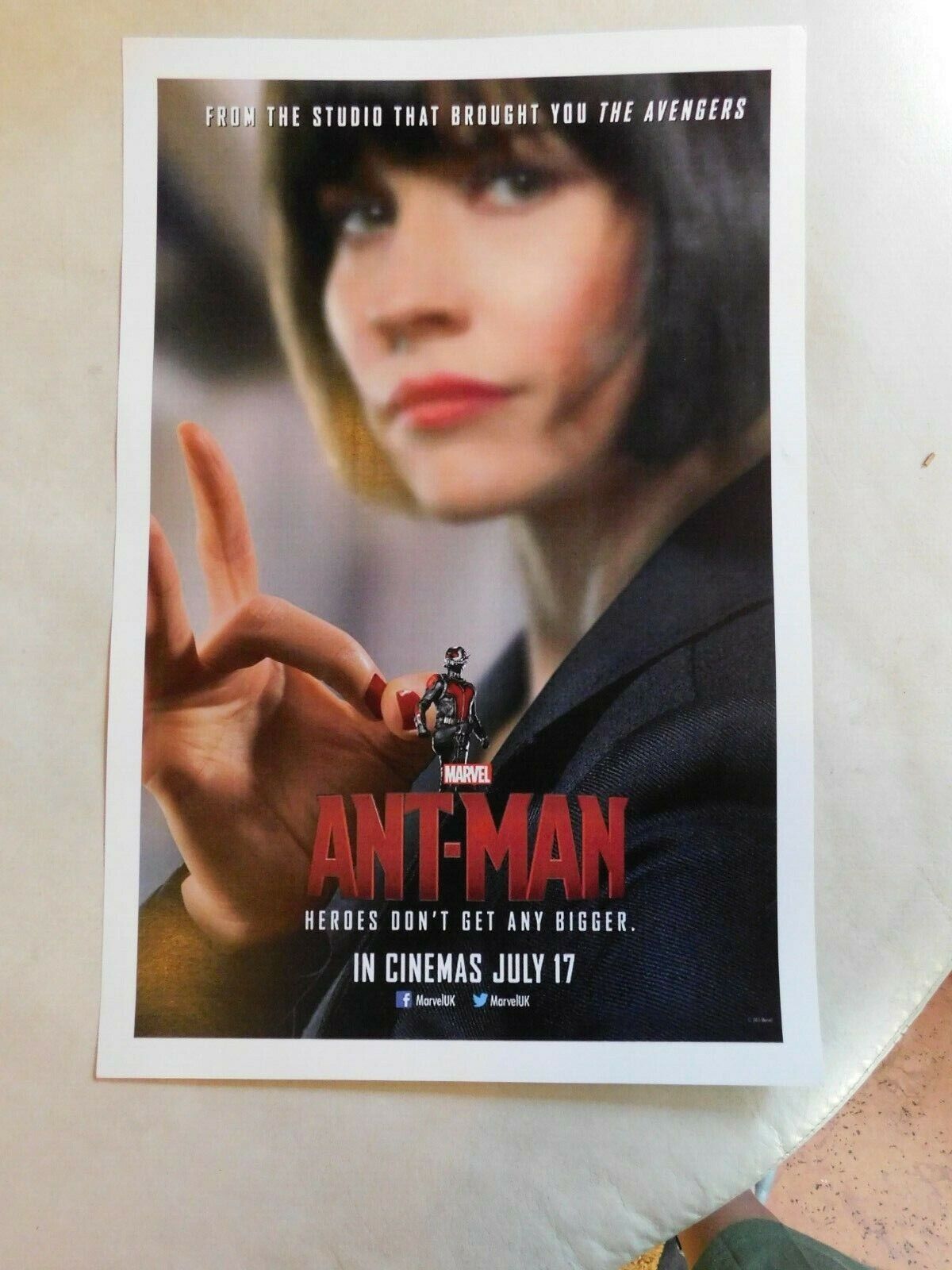 Antman 11x17 promo poster B7