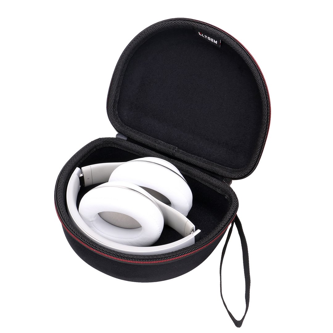 LTGEM EVA Hard Case for Sony MDR7506 & MDRV6 Professional Large Diaphragm Headphone (Black)