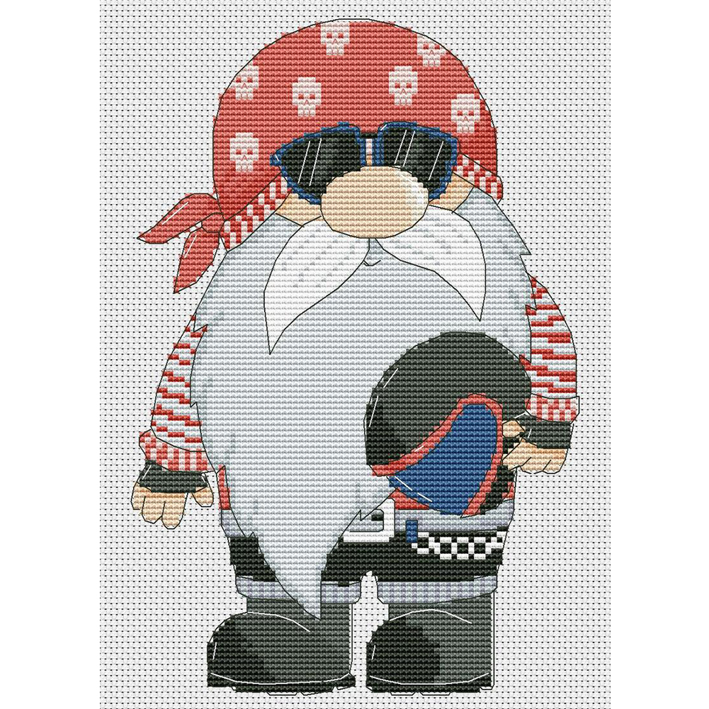 

Gnome - 11CT Stamped Cross Stitch - 30*40CM, 501 Original