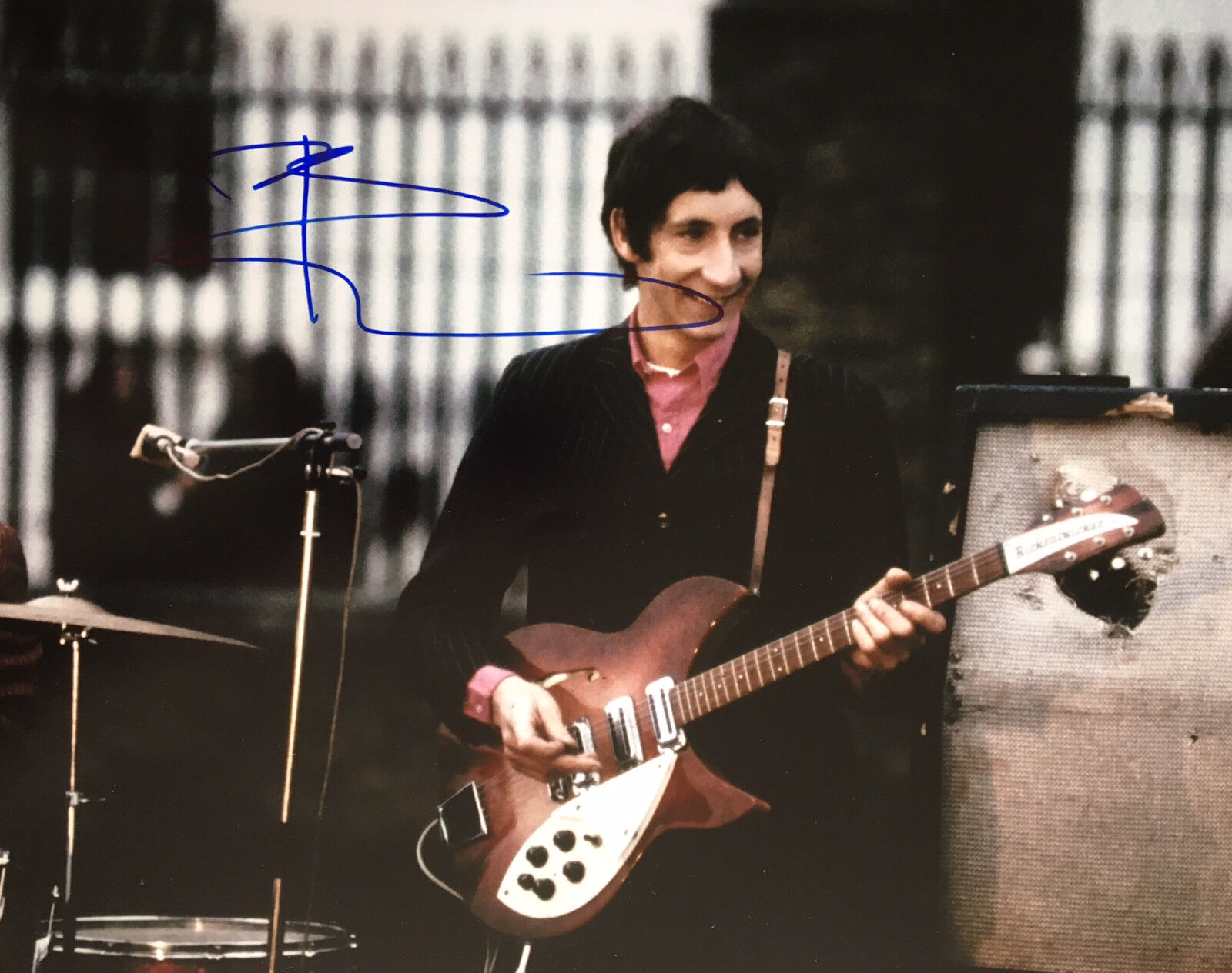 GFA The Who Guitarist * PETE TOWNSHEND * Signed 11x14 Photo Poster painting AD4 COA