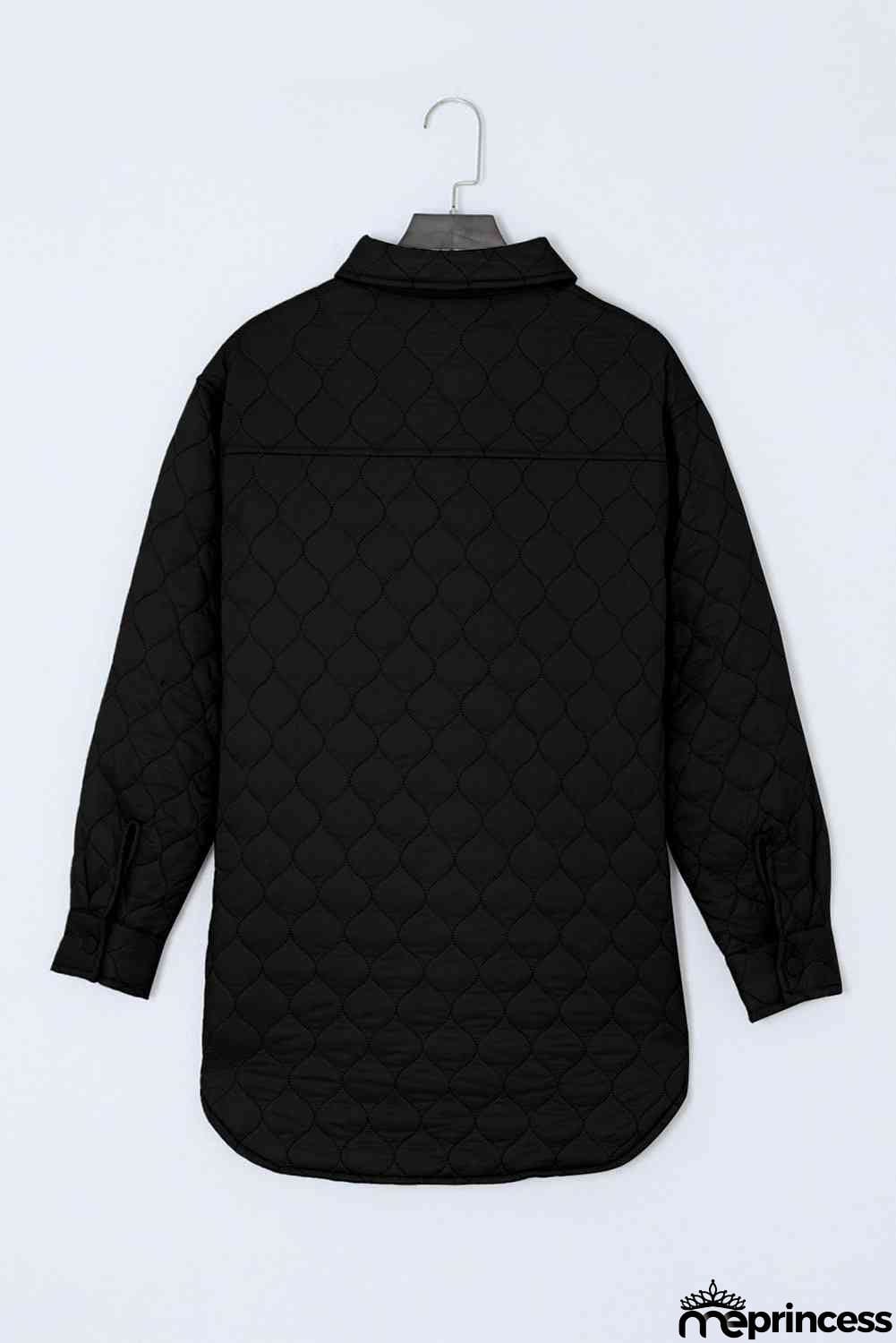 Snap Down Collared Winter Coat