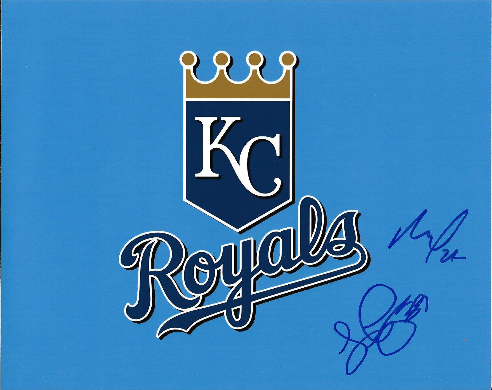 GFA Kansas City Royals * LUIS MENDOZA * Signed 8x10 Photo Poster painting L4 COA