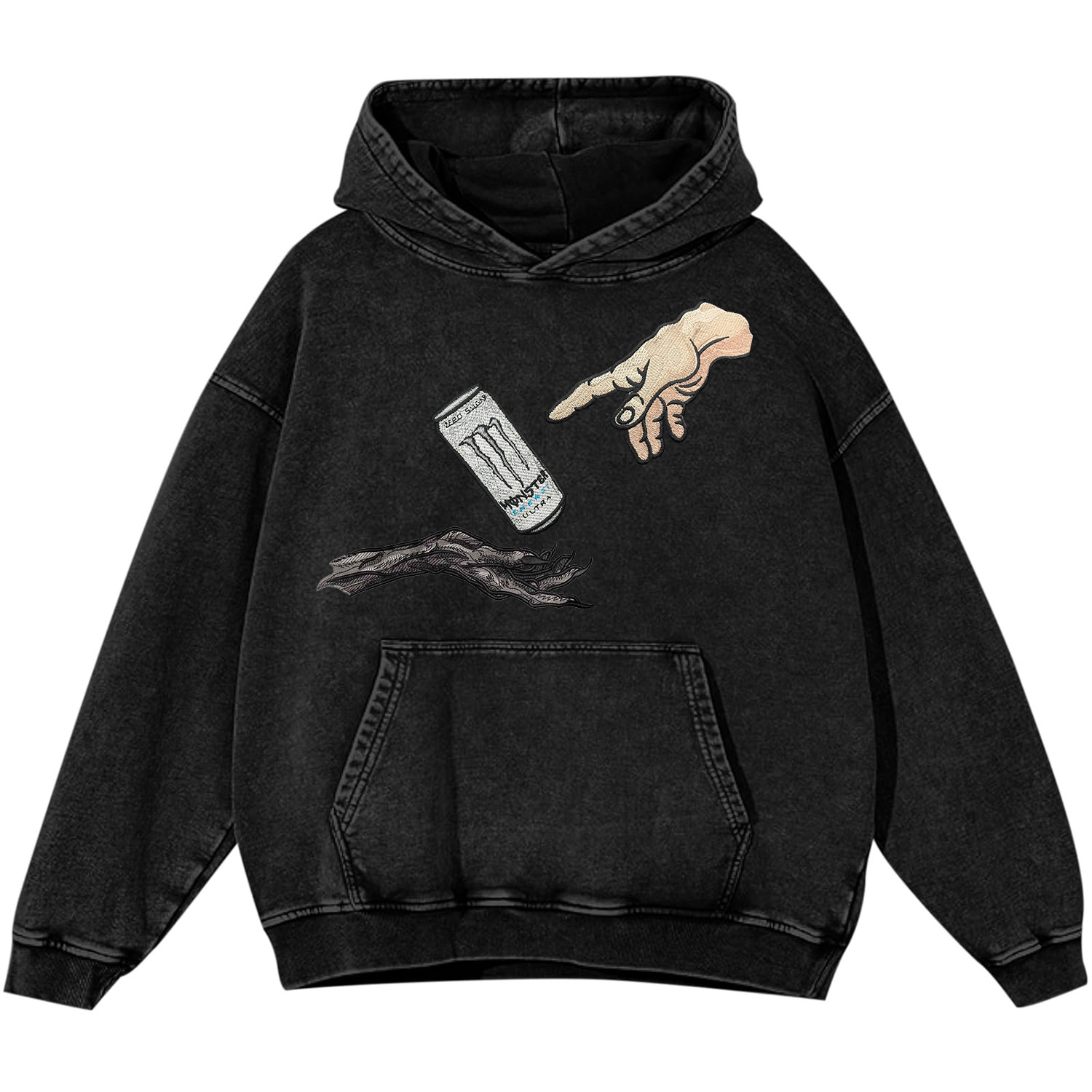 Holy Pump  Washed Hoodie