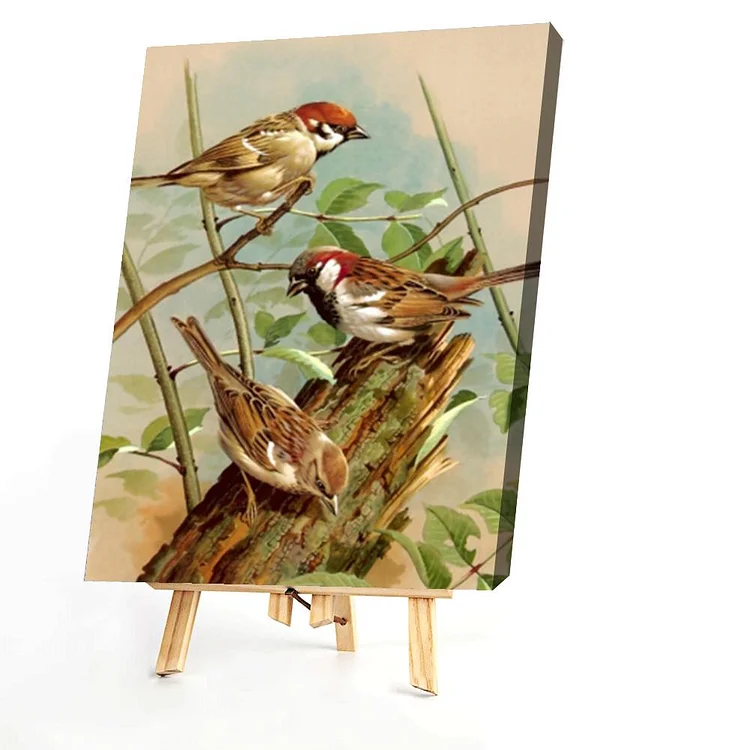 Home Artist Set; Wooden Table Easel (50cm) and Acrylic Paint and