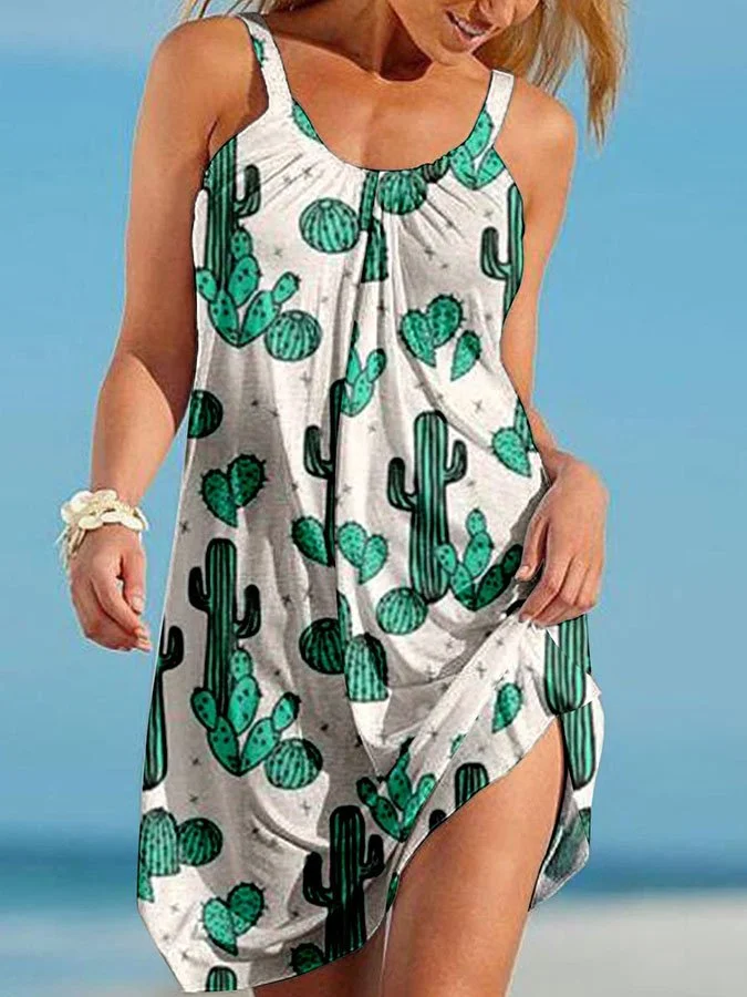 Painting Print Dress