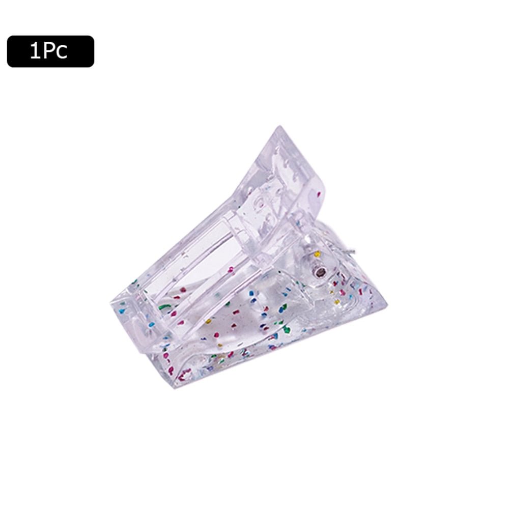 Acrylic Nail Clip Transparent Gel Quick Building Nail Tips Clips Fingernail Extension UV Clamps Manicure Nail Art Tools set