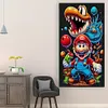 Super Mario-11CT Stamped Cross Stitch 40*60cm tapestrymarket