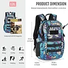 HUNTVP 12L Mini Rucksack Taktisch Wanderrucksack Molle Schultasche Wasserabweisend Daypack Milit&auml;risch Schulrucksack Studenttasche Unitasche Sporttasche Laptoptasche f&uuml;r Outdoor Sport