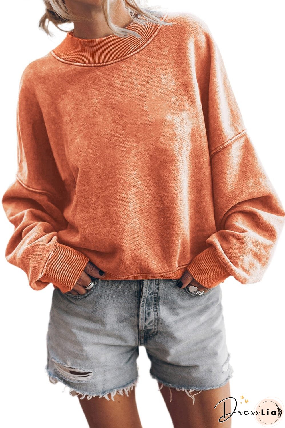 Stylish Crew Neck Pullover Sweater