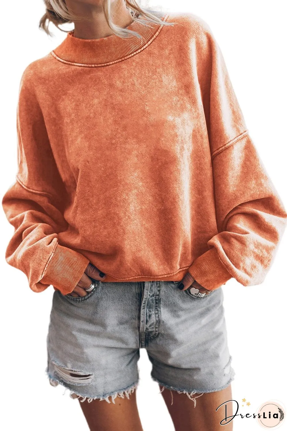 Stylish Crew Neck Pullover Sweater