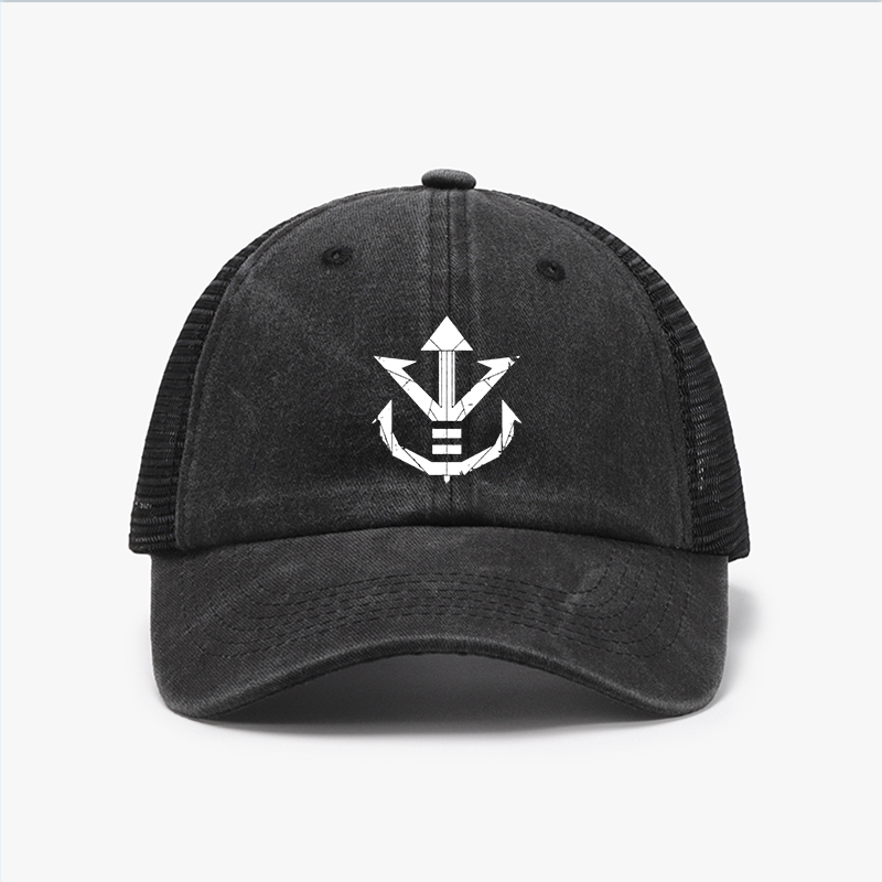 Unisex Dragon Ball Anime Simple Print Breathable Mesh Baseball Cap