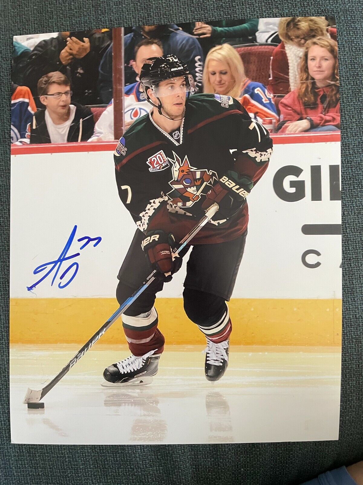 Arizona Coyotes Tony DeAngelo Signed Autographed 11x14 Photo Poster painting COA