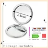 DIY Diamond Painting Mandala Pattern Portable Pocket Mirror Kit