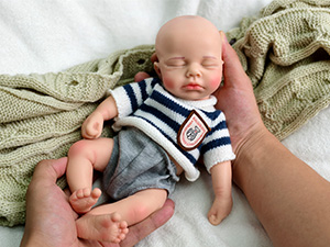 Realistic reborn doll