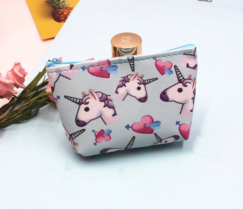 Women’s Pu Leather Zipper Kids Wallets