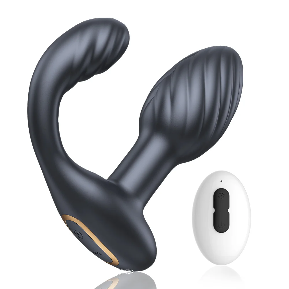 Anal Sex Toys Butt Plug P Spot Male Vibrator With 10 Vibrations & Rotations