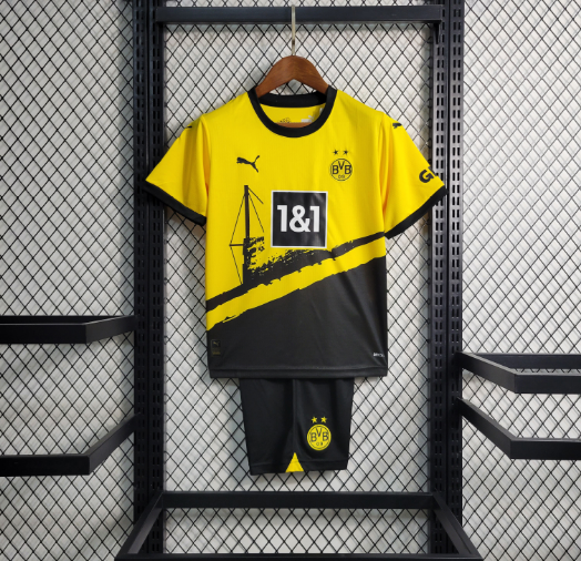 23/24 Dortmund Home Kids Kit Football jersey THia Quality