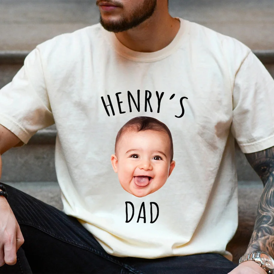 Custom Dad Shirt with Baby Face