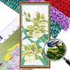 Bead Embroidery - Partial Printed 9CT Flower(17x42 CM)