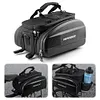 Bike Rack Bag with Reflector & Shoulder Strap Bicycle Trunk Pannier Bicycle Bag
