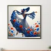 Dress Girl-Full Round Diamond Painting(40x40cm)