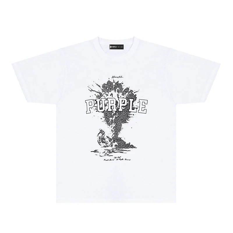 Purple fashion T-shirt