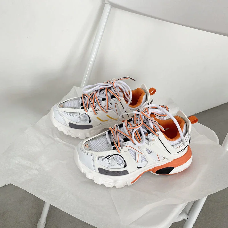 Yyvonne Designer Classic Women's Vulcanize Shoes Retro Platform Casual Sneakers Women Leisure Jogging Shoes Fashion Vulcanized Sneaker