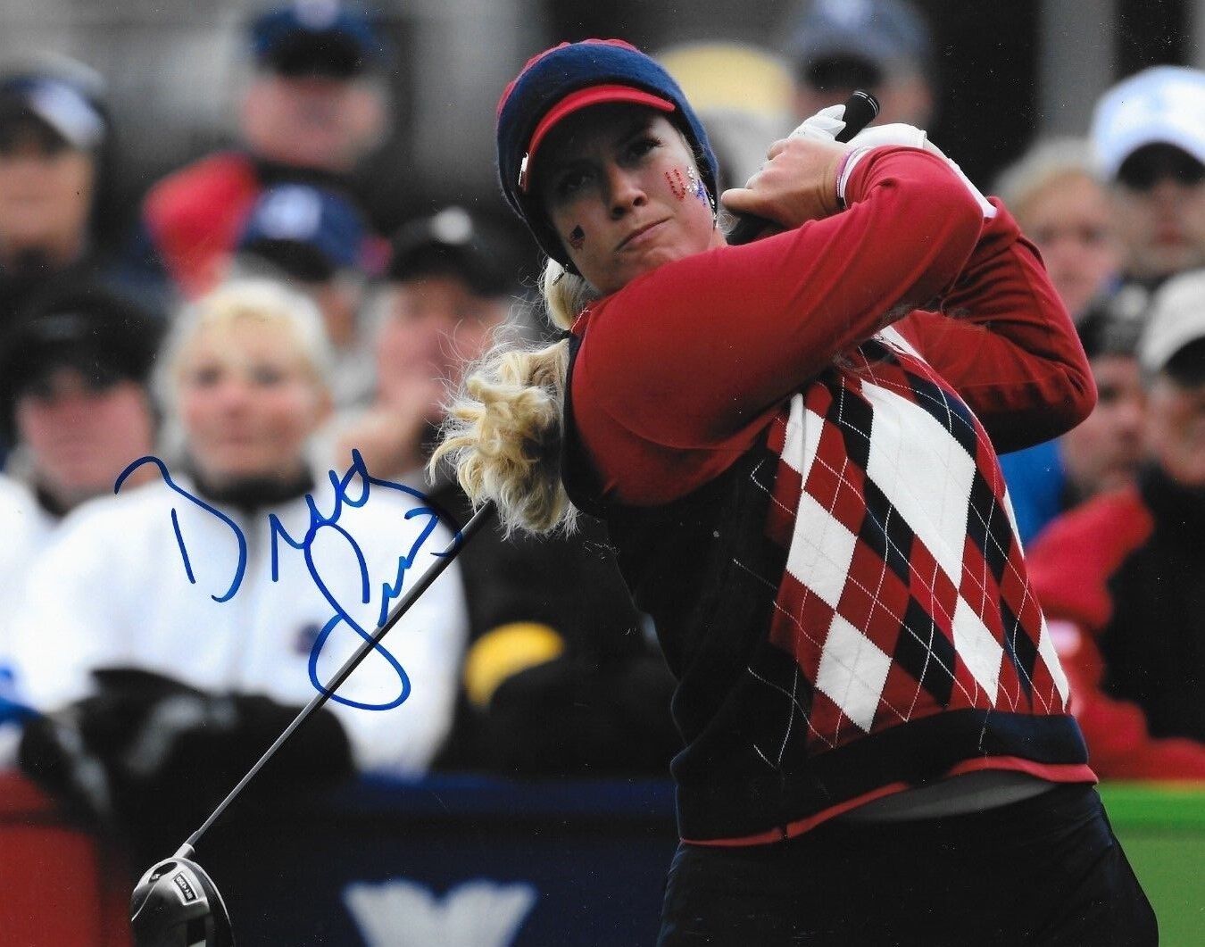 Brittany Lincicome LPGA signed USA Solheim Cup 8x10 Photo Poster painting autographed