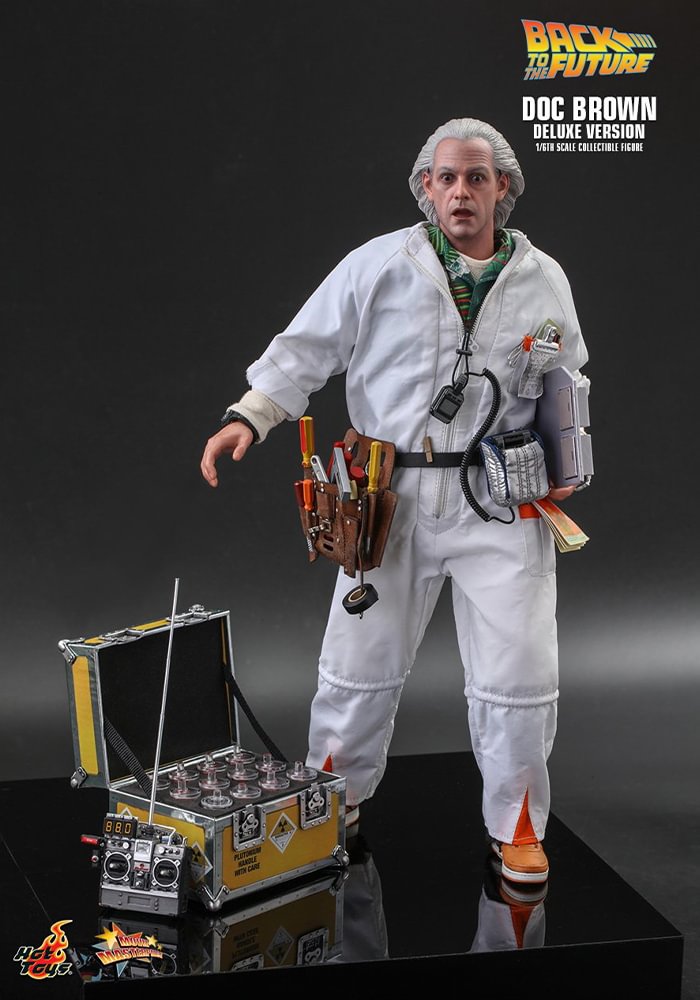 1/6 Scale Back to the Future – Doc Brown Figure (Deluxe Version) by Hot Toys-shopify