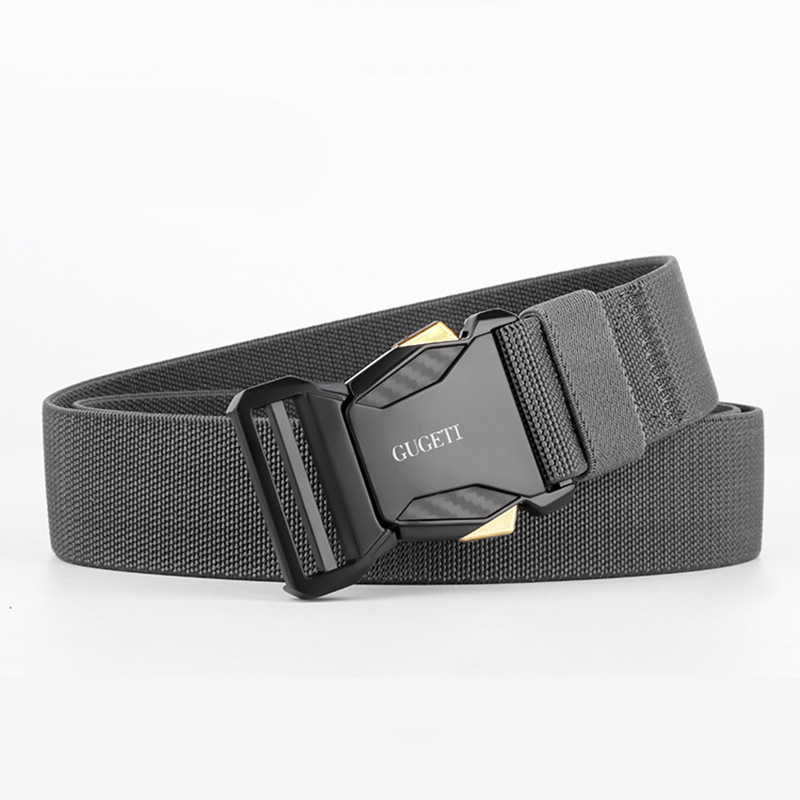  Adjustable Tactical Belt with Quick-Release Buckle - Perfect for Casual and Outdoor Use