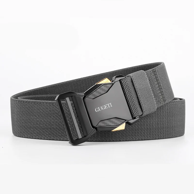  Adjustable Tactical Belt with Quick-Release Buckle - Perfect for Casual and Outdoor Use