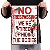 No Trespassing - Metal Tin Signs(8*12Inch/12*16Inch)