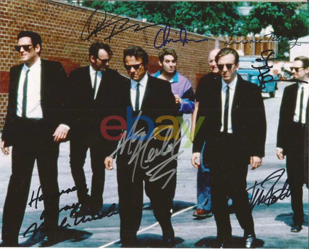 RESERVOIR DOGS CAST SIGNED 8X10 AUTOGRAPHED Photo Poster painting REPRINT