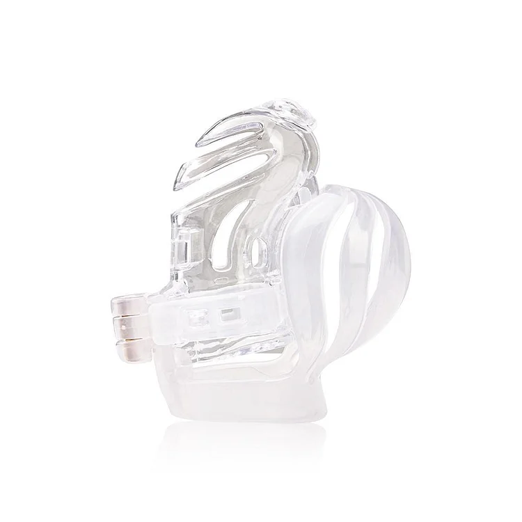 Transparent Air-Permeable Lockable Slave Safe Chastity Cage
