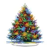 Neon Christmas Tree Diamond Dot Painting Ornament DIY Double Sided Acrylic