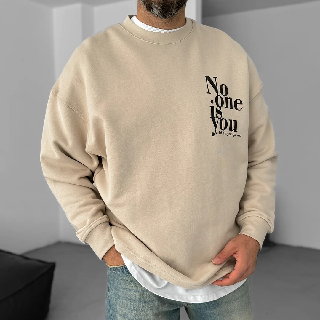 Street Lettering Oversized Hoodie