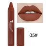 Nude Velvet Matte Lipstick Long Lasting Waterproof Color Rendering Non-stick Cup Lip Glaze Lips Liner Pencil  Woman Cosmetics
