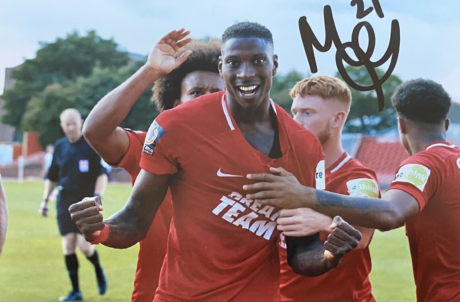 Marvin Ekpiteta Genuine Hand Signed Leyton Orient 6X4 Photo Poster painting