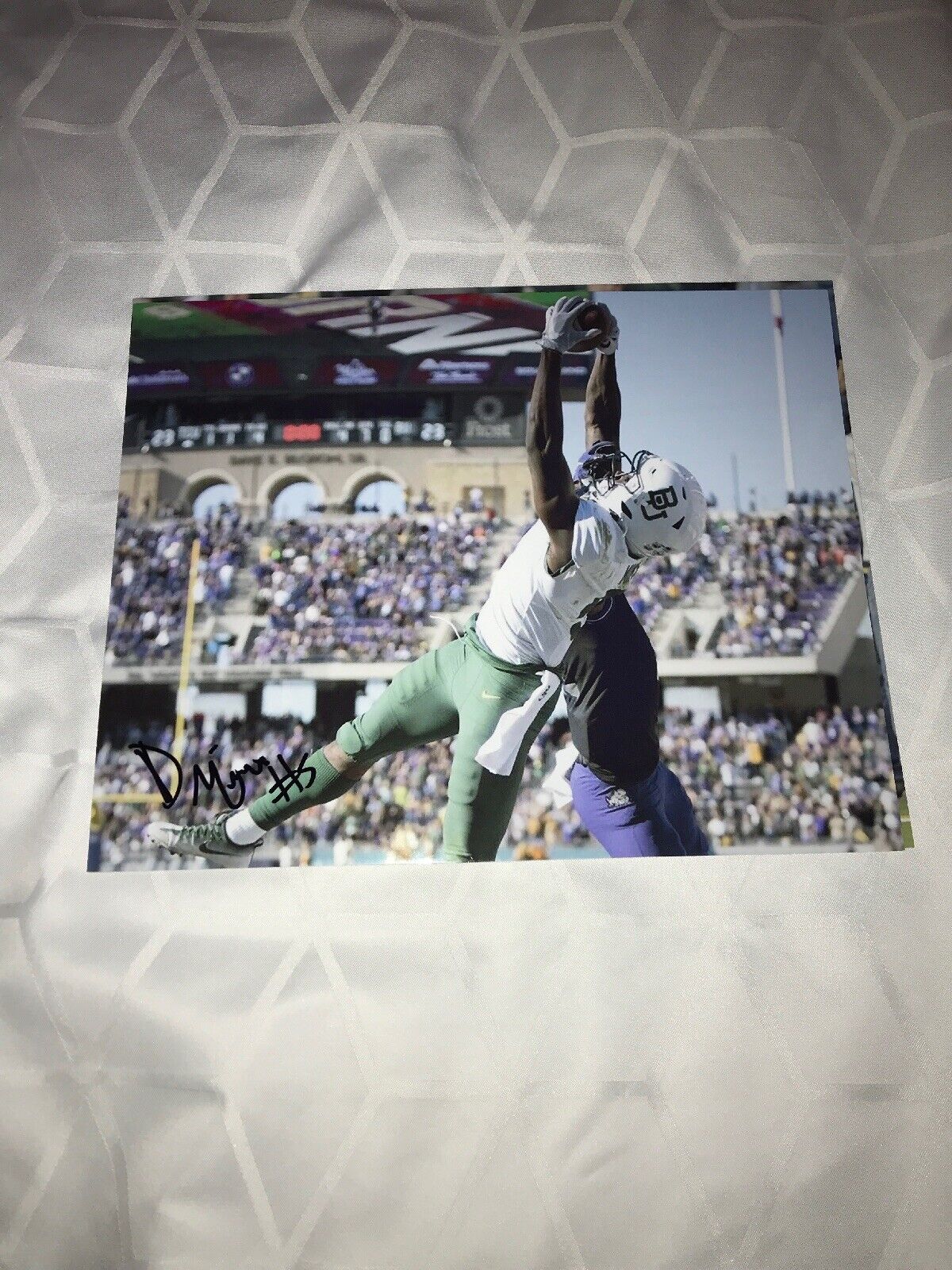 Denzel Mims Baylor Bears signed autographed 8x10 football Photo Poster painting WR STAR C