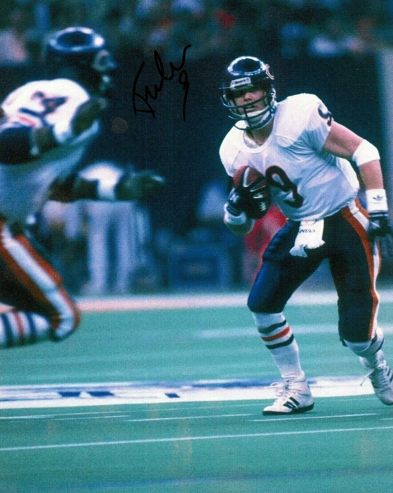 Jim McMahon Chicago Bears Super Bowl Signed 8x10 Autographed Photo Poster painting COA 2