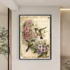 (Big Size)Hummingbird Flower - 11CT Stamped Cross Stitch - 40*60cm