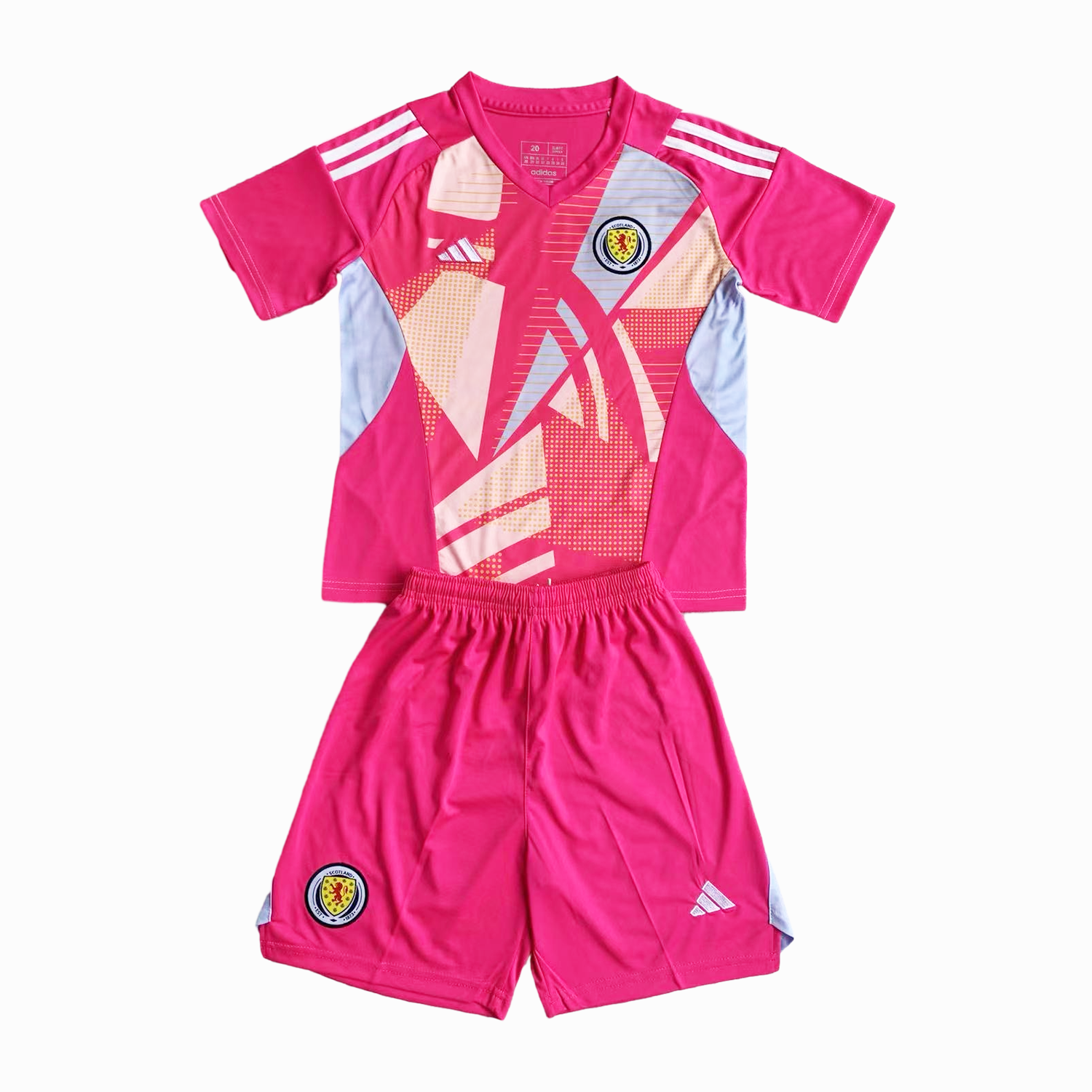 S-c-o.t l.a-n.d 2024 Goalkeeper Kids Kit - Pink