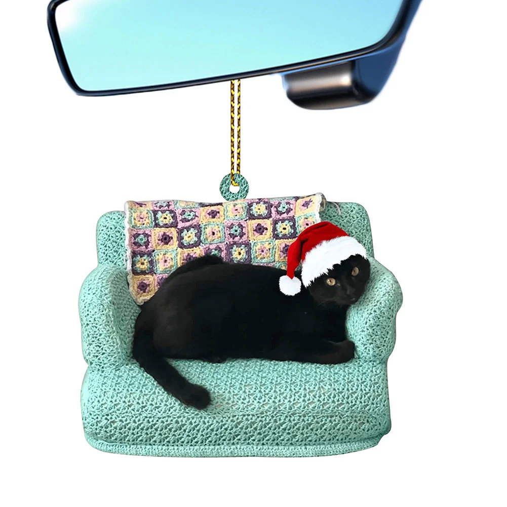 Xmas Tree Hanging Animal Pendants Cute Christmas Decorations for Cat/Dog Lover