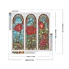Diamond Painting -5D Full Round Drill Stained Glass Rose(40*40 CM)